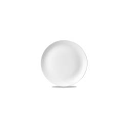 Evolve Churchill plato llano de cerámica vitrificada blanca 26 cm