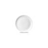 Assiette plate en céramique blanche vitrifiée Evolve Churchill 26 cm