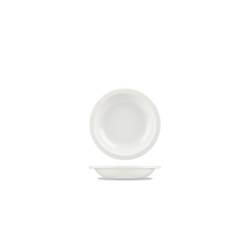 Nova Churchill Line assiette creuse en céramique vitrifiée blanche cm 21