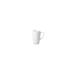 Linea Ultimo Churchill mug moka en céramique vitrifiée blanche cl 28,4