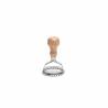 Molde redondo para raviolis de madera y acero 4,8 cm
