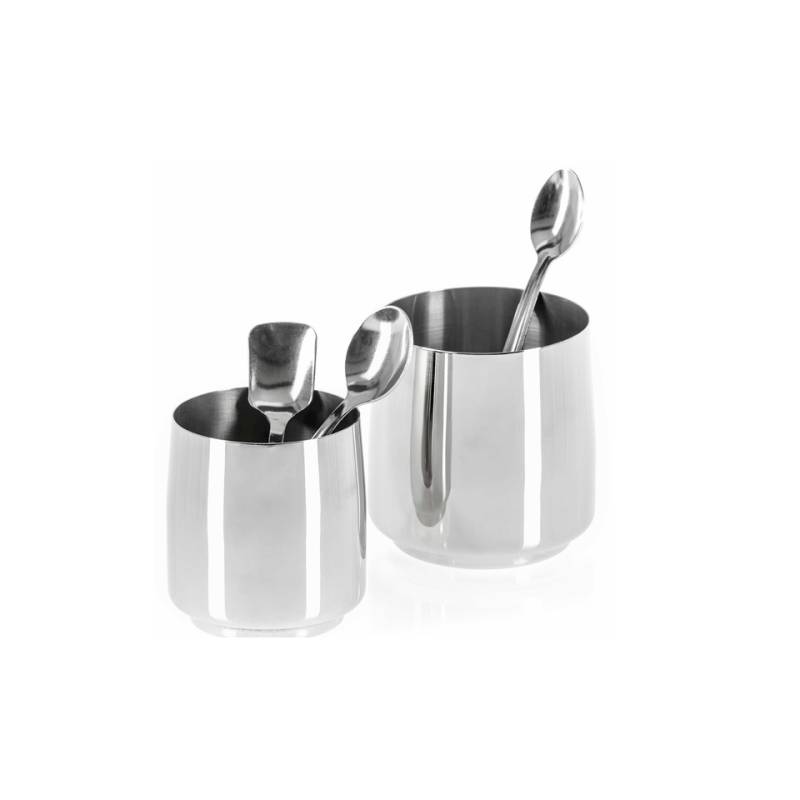 Portacucharas grande de acero inoxidable cm 10x9,3
