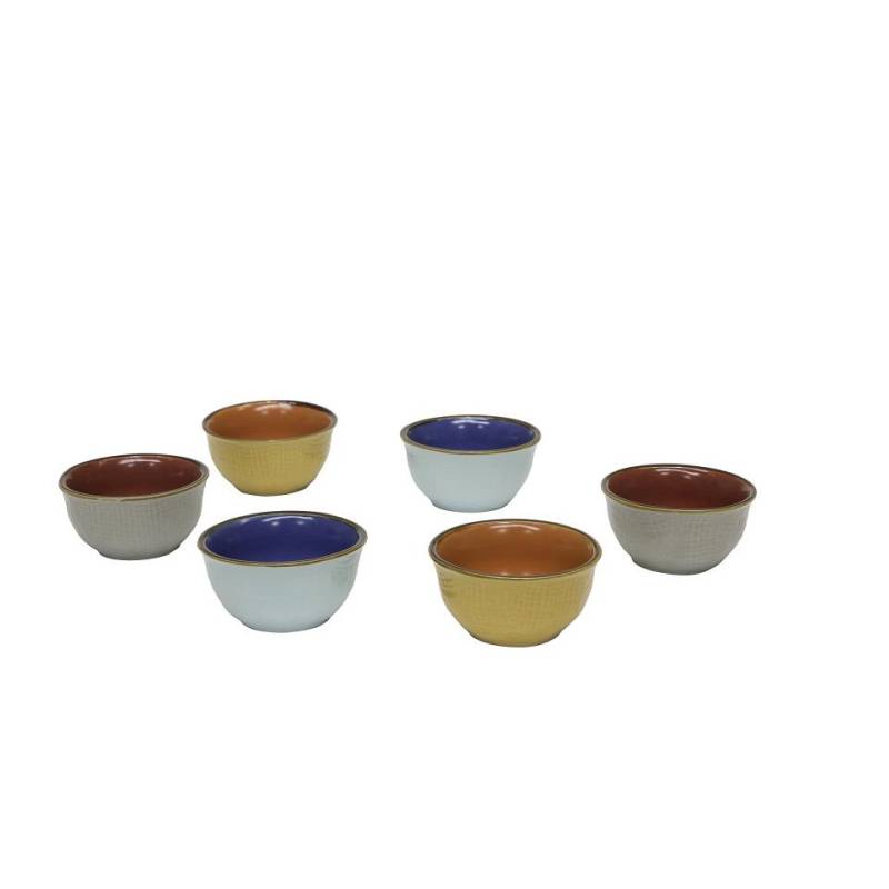 Taza pinzimonio mediterráneo Novedad Hogar cerámica coloreada cm 7,5