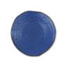 Novelty Home Assiette plate méditerranéenne en céramique bleue cm 27,5