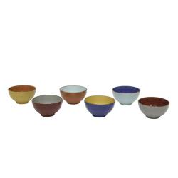 Mediterranean cereal cup Novelty Home colored ceramic cm 15