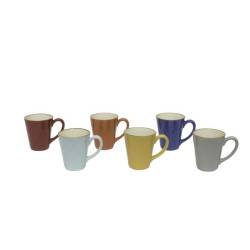 Mug Méditerranée Novità Home mug céramique coloré 9,5x11 cm