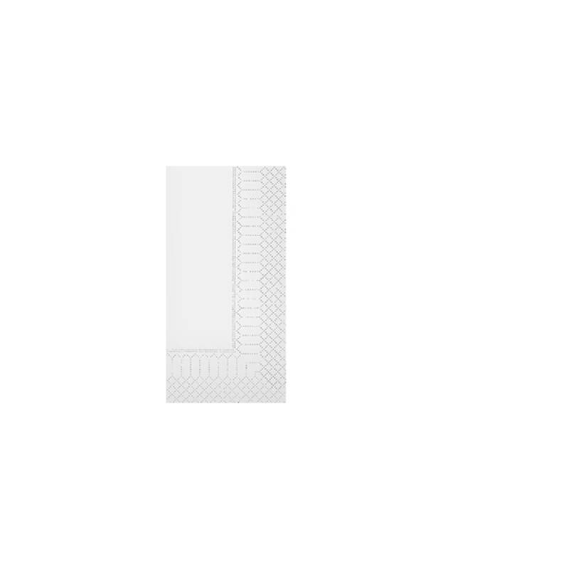 Serviette en cellulose 2 plis 38x38 cm blanc