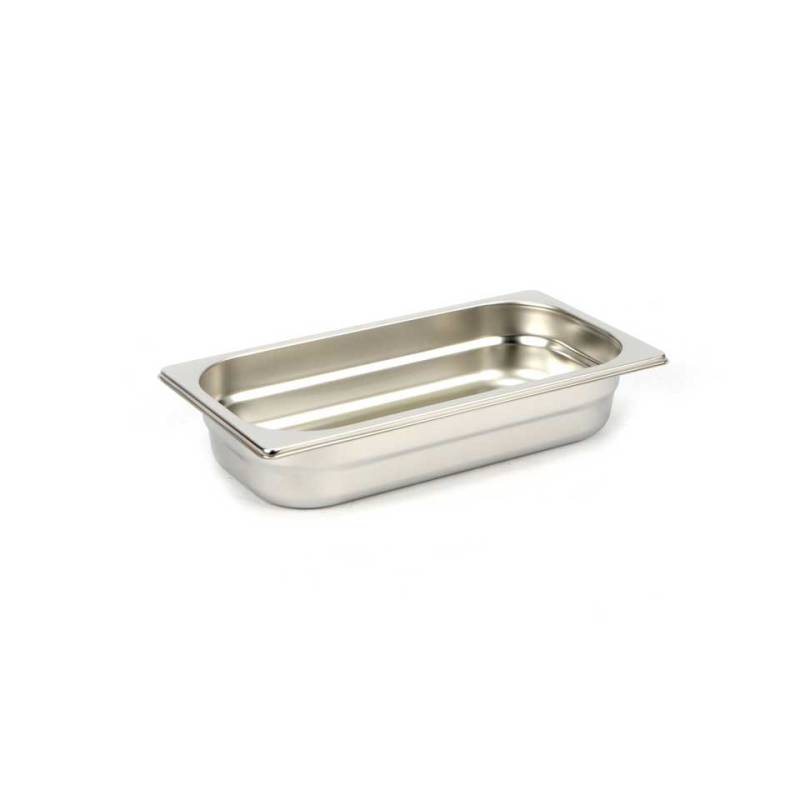 Gastronorm 1/3 bac en acier inoxydable cm 6,5