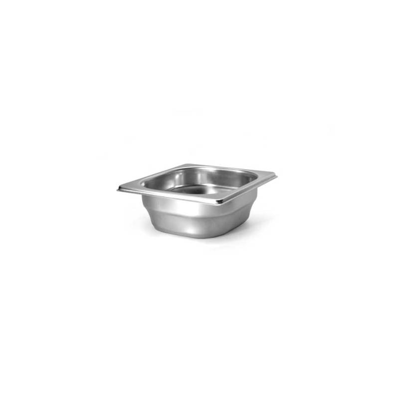 Bac gastronorme en acier inoxydable 1/6 cm 6,5