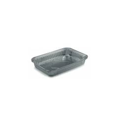 Récipient alimentaire rectangulaire jetable en aluminium lt 2