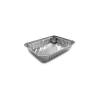 Bandeja rectangular desechable de aluminio para alimentos lt 1.12