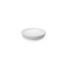 Plato redondo apilable Cordonata porcelana blanca cm 32x4,5