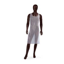 Delantal ldpe blanco 70x120 cm
