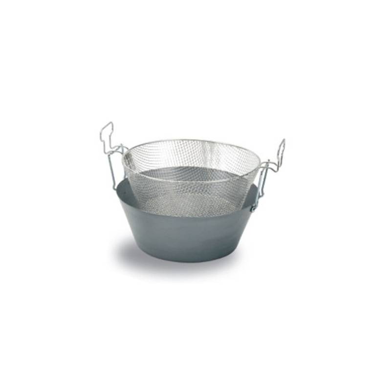 Friteuse en fer avec panier 23 cm