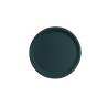 Plateau en polypropylène 40,5cm antidérapant rond noir