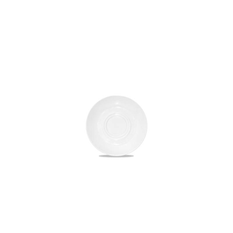 Churchill Beverage Line Plato grande para café y leche en cerámica vitrificada 16,5 cm