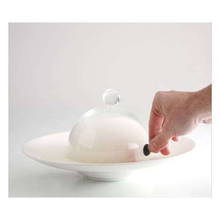 Campana Rubì con válvula 100% vidrio Chef cm 13