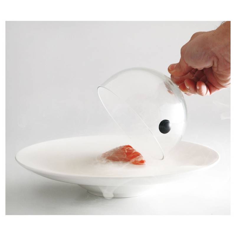 Campana Rubì con válvula 100% vidrio Chef cm 13