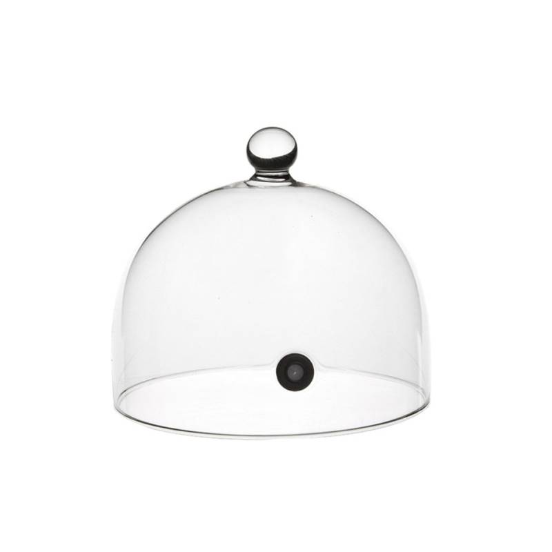 Cloche Rubì avec valve 100% verre Chef cm 18