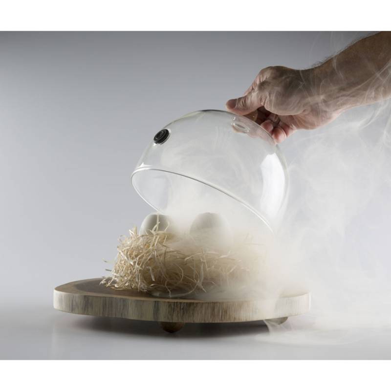Campana Rubì con válvula 100% vidrio Chef cm 18