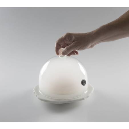Campana Rubì con válvula 100% vidrio Chef cm 18