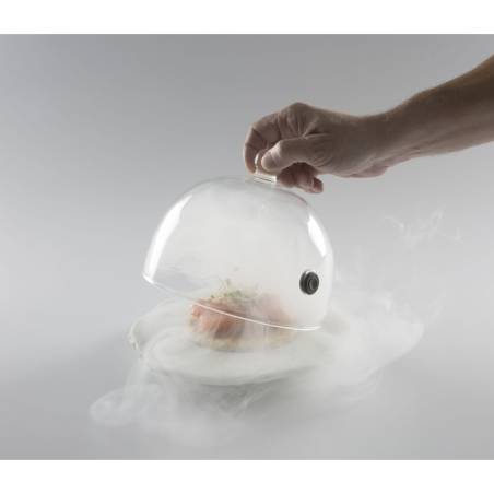 Campana Rubì con válvula 100% vidrio Chef cm 18