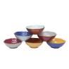 Saladier méditerranéen Novità Home céramique colorée cm 27