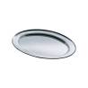 Bandeja ovalada de acero inoxidable 35x22 cm