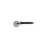 Coupe-pizza en acier inoxydable et nylon 6 cm