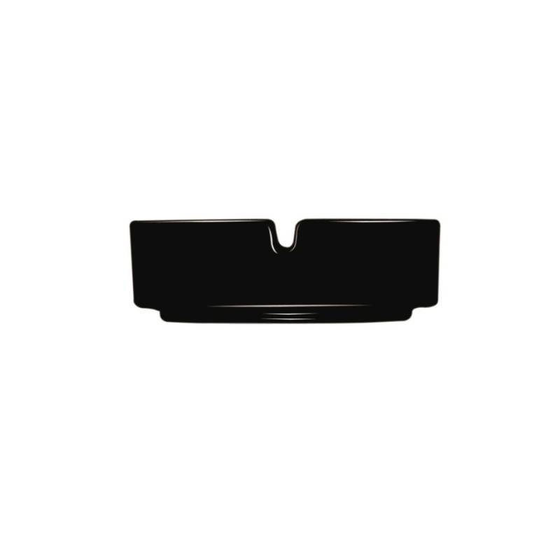 Cenicero apilable Arcoroc de cristal negro 10,7 cm