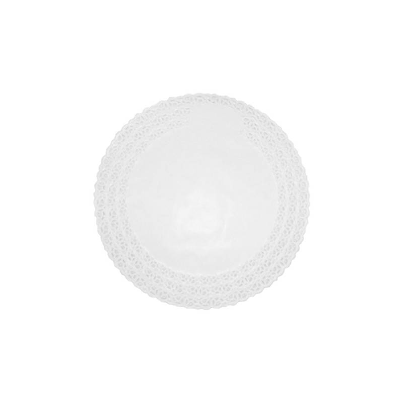 Dentelle ronde en papier blanc cm 31