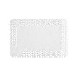 Dentelle rectangulaire en papier blanc 30x40 cm