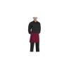 Egochef 40x70cm tablier de comptoir bordeaux avec poche