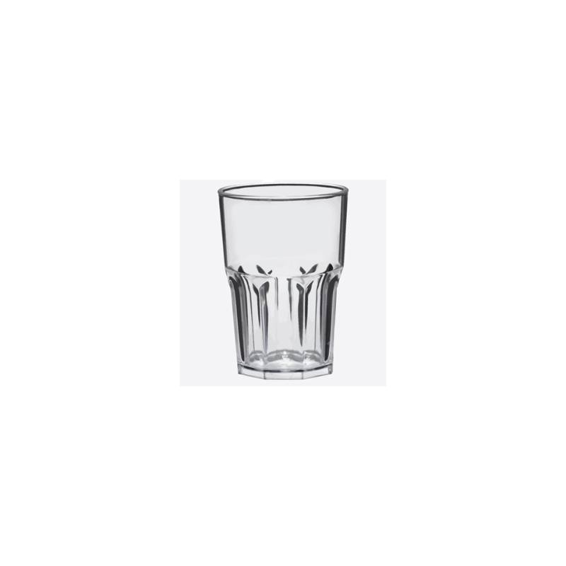 Verre transparent SAN granité 40 cl