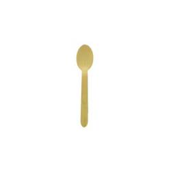 Cuillère jetable en bois biodégradable 15,7 cm