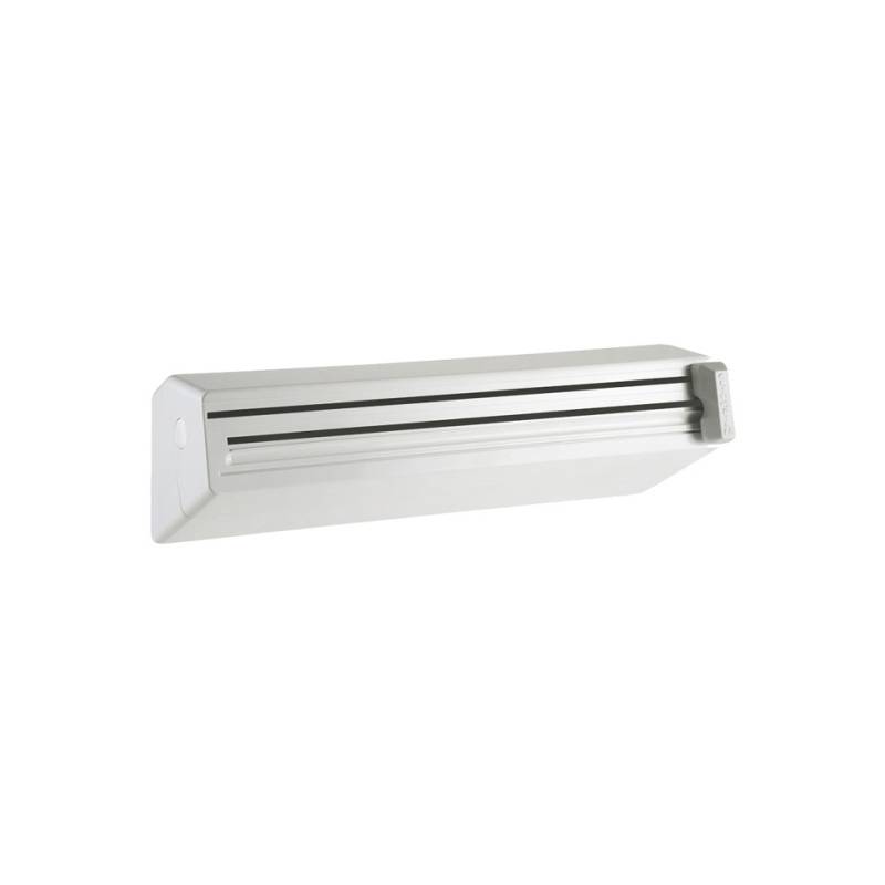 Dispensador de film transparente de plástico blanco 40x12 cm