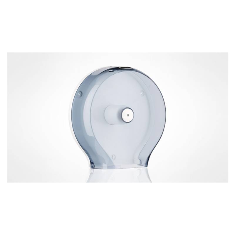 Portarrollos de plástico transparente con cenicero 32 cm