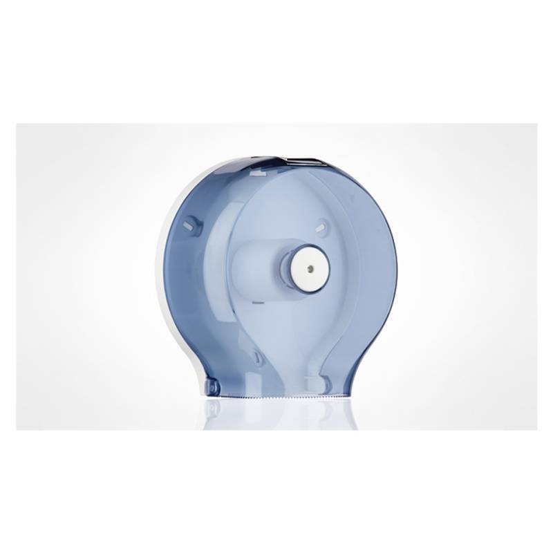 Portarrollos de plástico transparente con cenicero 22 cm