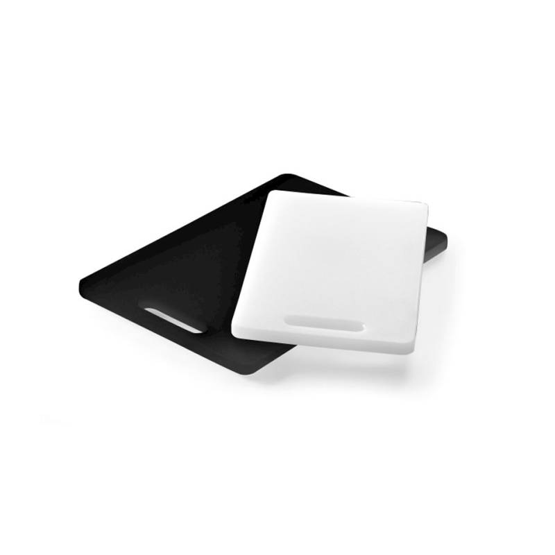 Planche à découper universelle en PEHD blanc 25x15x1 cm