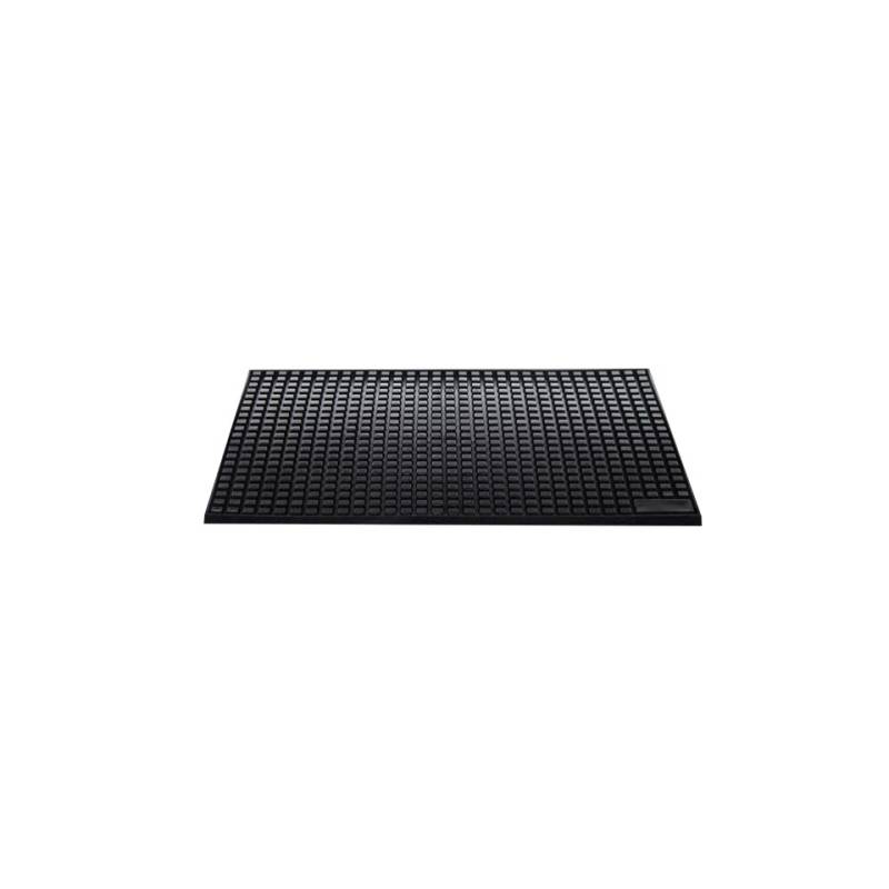 Tapis de versa en caoutchouc noir 44x29 cm