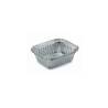 Recipiente rectangular desechable de aluminio para alimentos lt 0,47