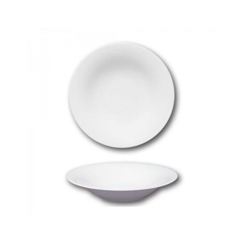 Napoli Saturnia cuenco para pasta de porcelana blanca cm 26