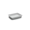 Gastronomía 1/2 plato rectangular porcelana blanca cm 32x26,5x6,5