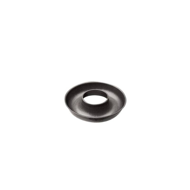 Molde de aluminio antiadherente negro para donuts 24 cm