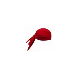 Egochef pañuelo de cocinero rojo poliéster/algodón