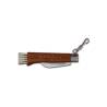 Sanelli Ambrogio navaja para setas de acero inoxidable con mango de nogal cm 21