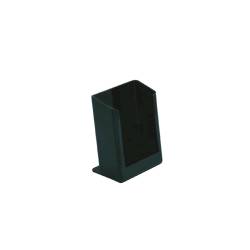 Porte-serviettes en acier inoxydable peint en noir 12,7x5,4 cm