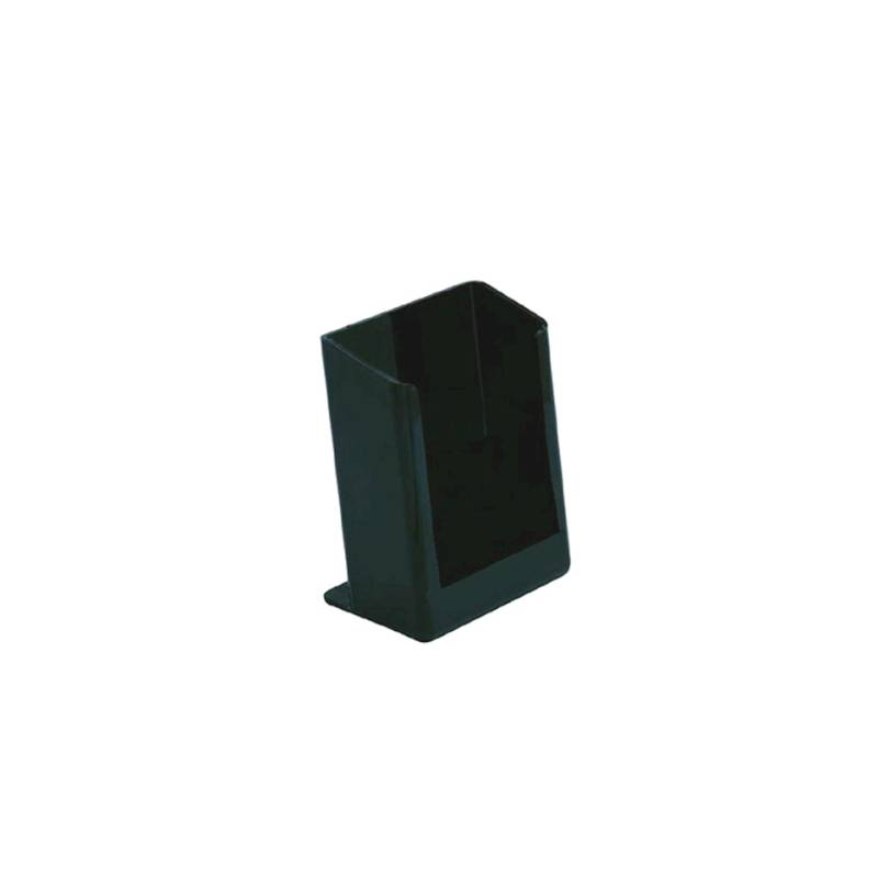 Servilletero de acero inoxidable pintado de negro 12,7x5,4 cm