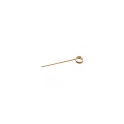 Pinchos Twist de bambú con anilla 9 cm