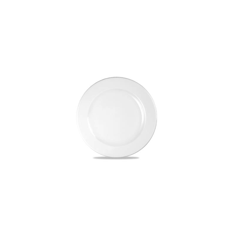 Assiette plate Profile Churchill Line en céramique vitrifiée blanche cm 26,1
